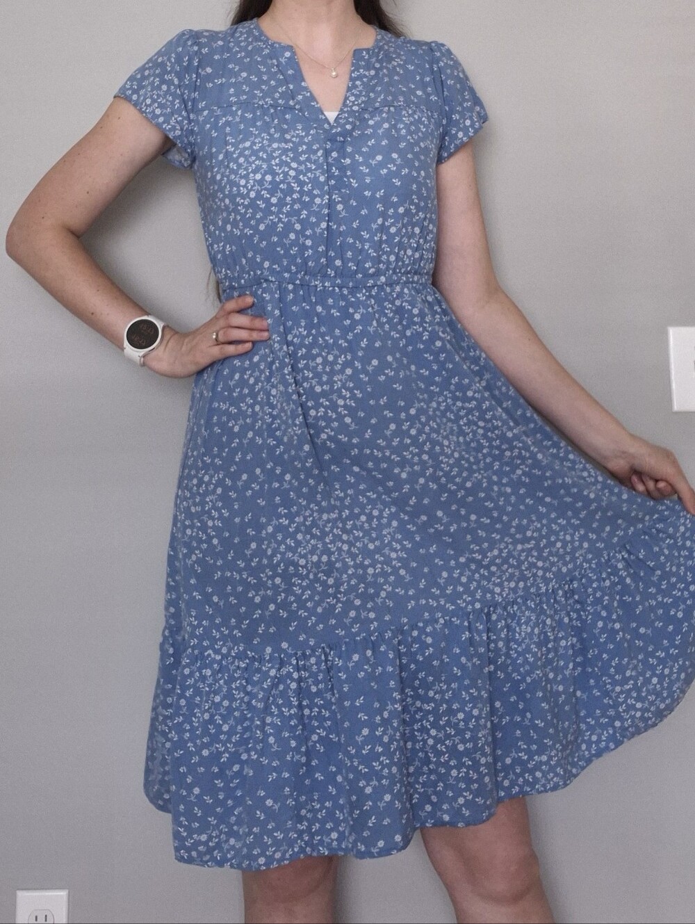 GAP Women's Midi Summer Floral Dress Size S